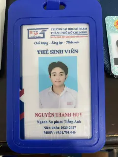 Gia sư Nguyễn Thành Huy dạy kèm tại nhà