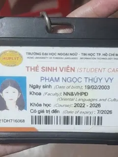 Gia sư Phạm Ngọc Thuý Vy dạy kèm tại nhà