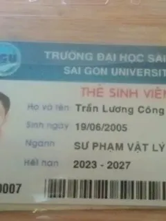 Gia sư Trần Lương Công Dự dạy kèm tại nhà