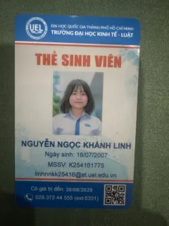 Gia sư Nguyễn Ngọc Khánh Linh dạy kèm tại nhà
