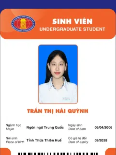 Gia sư Trần Thị Hải Quỳnh dạy kèm tại nhà